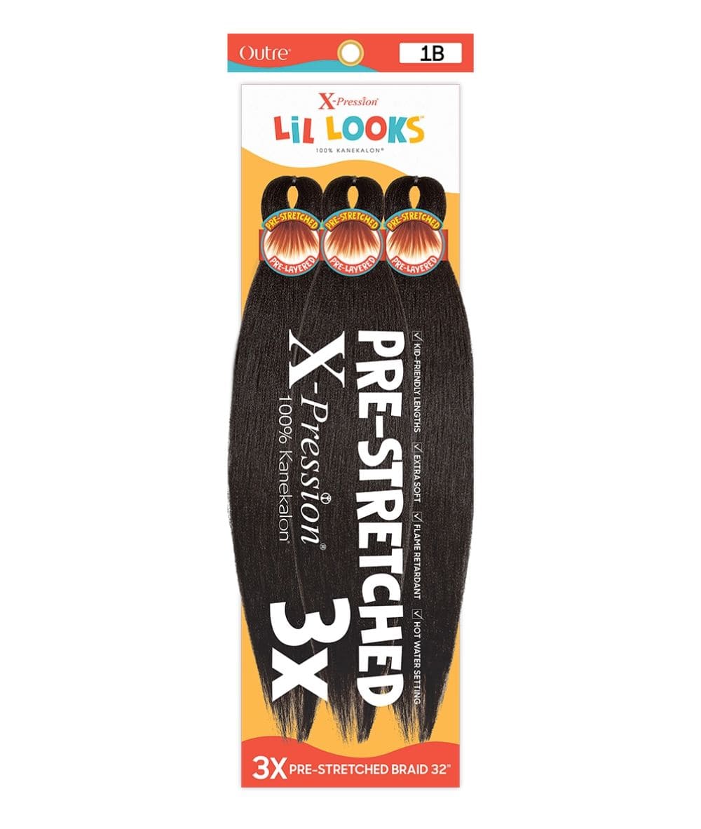 Outre X-Pression Lil Looks 3X Pre Stretched Braid 32 Inch, HAIR EXTENSIONS - Cloré Beauty