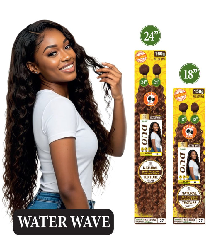 Hair Couture Duo Synthetic Bundle Water Wave 24"