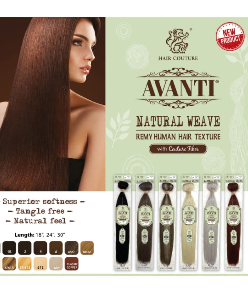 Hair Couture Avanti Remy Human Hair Texture Natural Weave