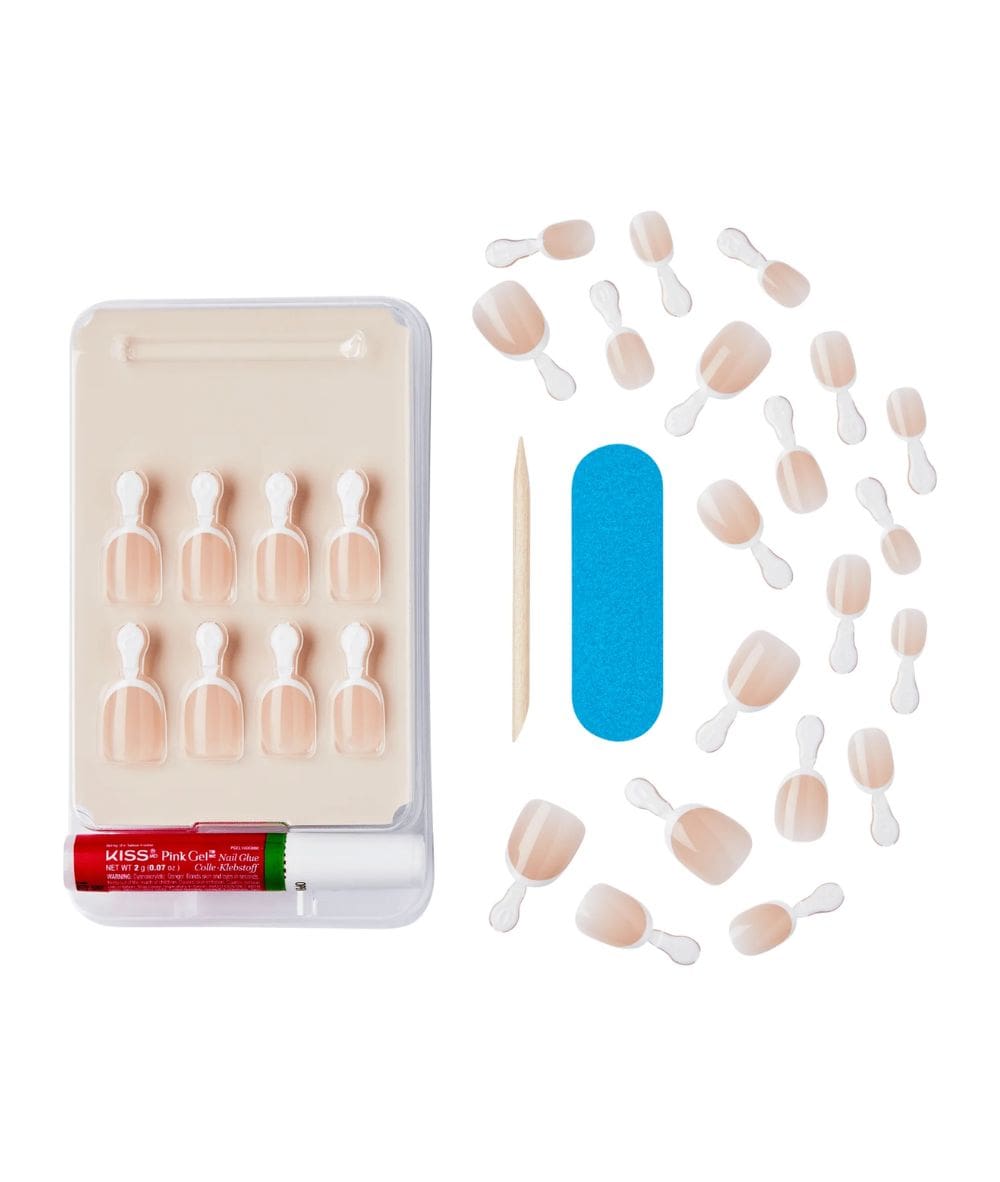 Kiss Salon Acrylic French [My Fly] #Sf04