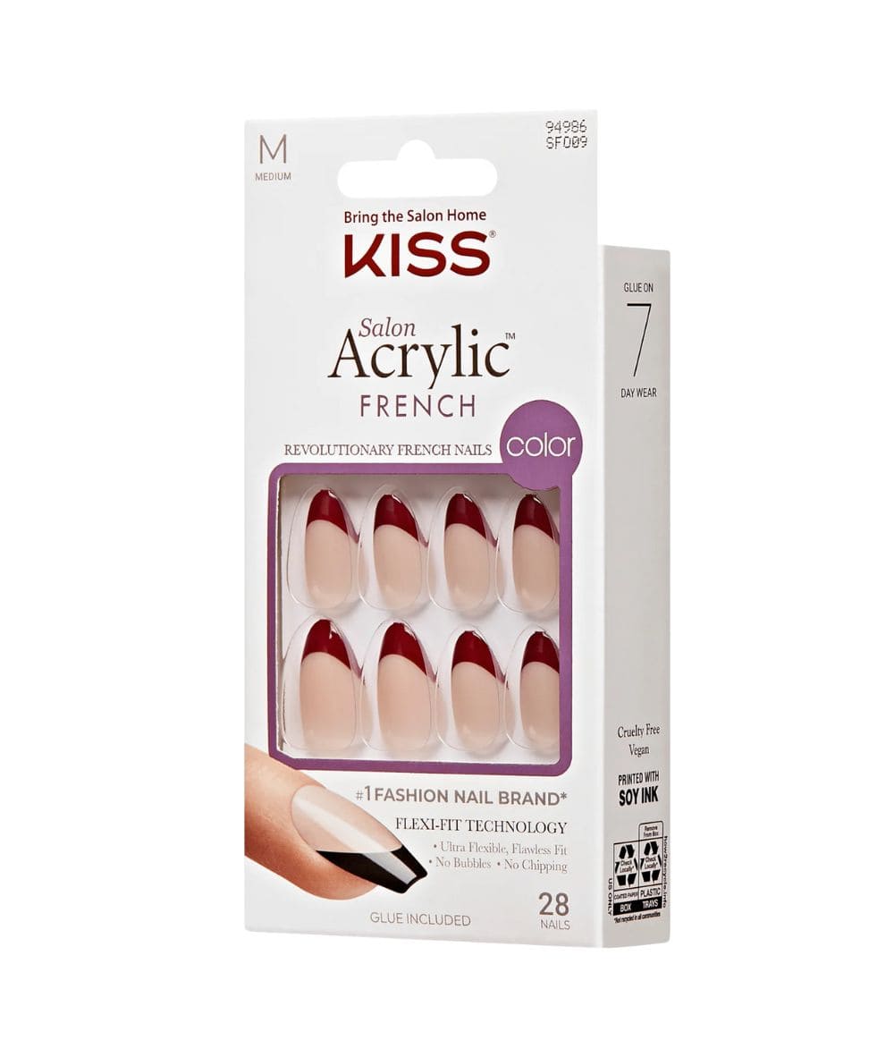 Kiss Salon Acrylic French Color [Catchy] #Sfo09, Cosmetics - Cloré Beauty