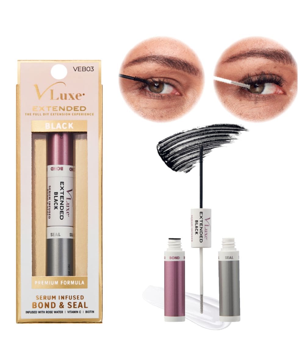 Kiss I-Envy V Luxe Extended Collection Serum-Infused Bond & Seal [Black] #Veb03, Cosmetics - Cloré Beauty