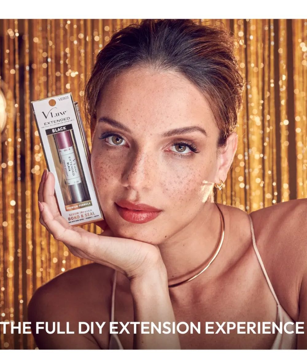 Kiss I-Envy V Luxe Extended Collection Serum-Infused Bond & Seal [Black] #Veb03