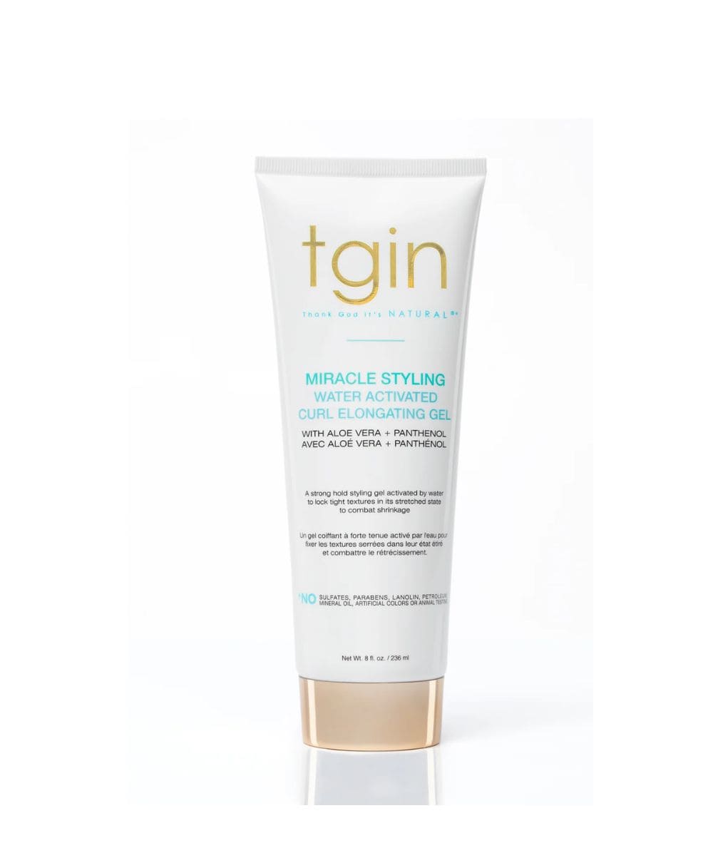 Tgin Miracle Styling Water Activated Curl Elongating Gel 8oz