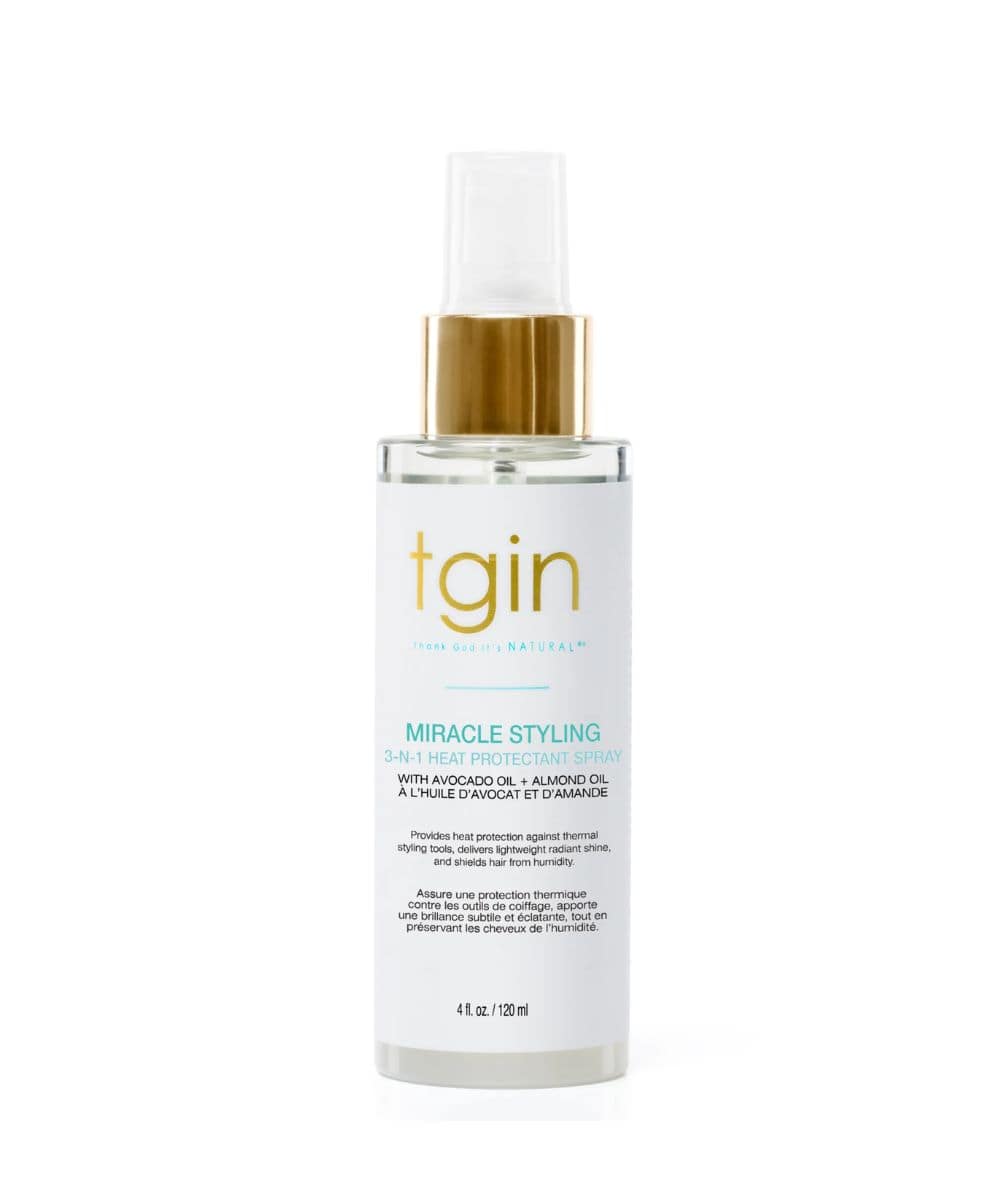 Tgin Miracle Styling 3 N 1 Heat Protectant Spray 4oz