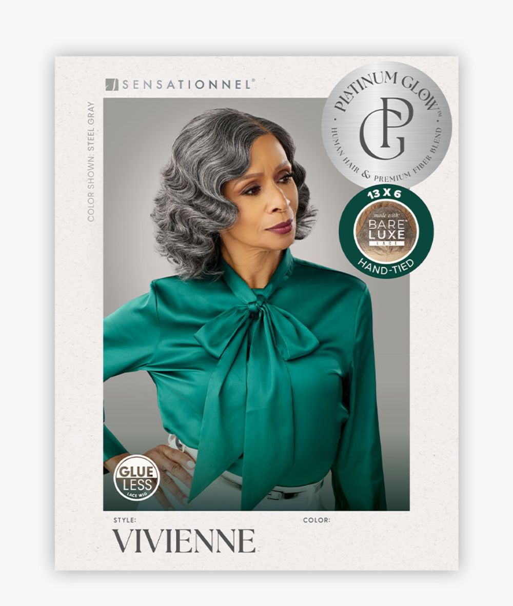 Sensationnel Platinum Glow Lace Front Wig Vivienne