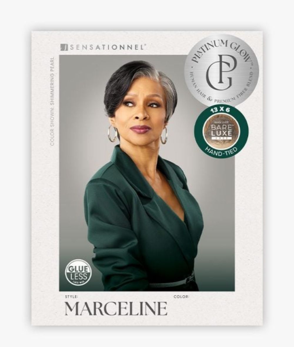 Sensationnel Platinum Glow Lace Front Wig Marceline