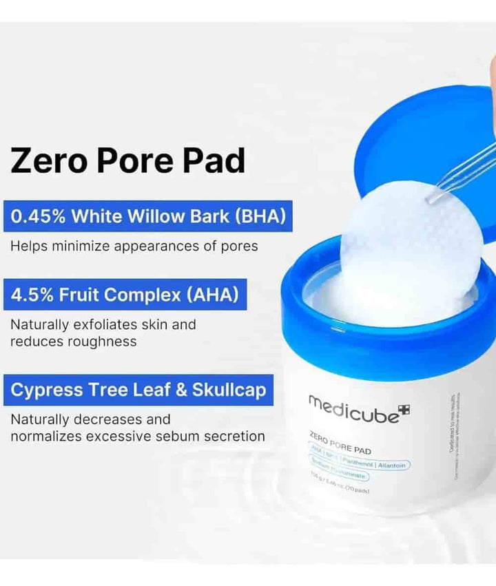 Medicube 2024 Zero Pore Pad 2.0 155g/70pcs