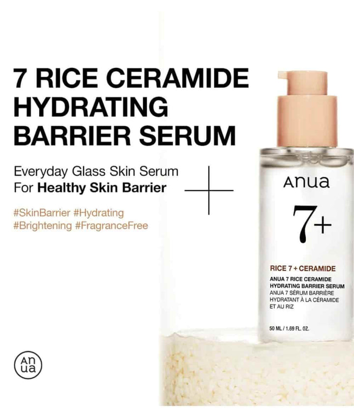 Anua 7 Rice Ceramide Hydrating Barrier Serum 50ml