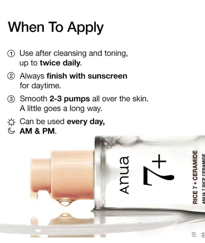 Anua 7 Rice Ceramide Hydrating Barrier Serum 50ml