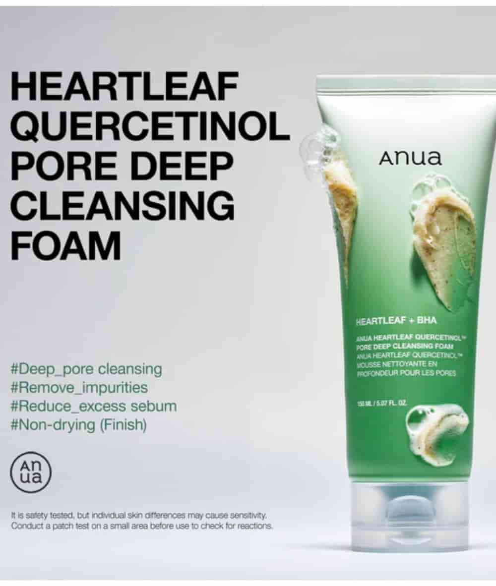 Anua Heartleaf Quercetinol Pore Deep Cleansing Foam 25ml