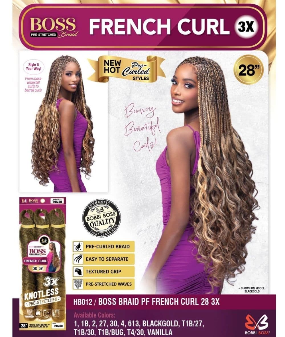Bobbi Boss 3X Boss Braid French Curl 28"