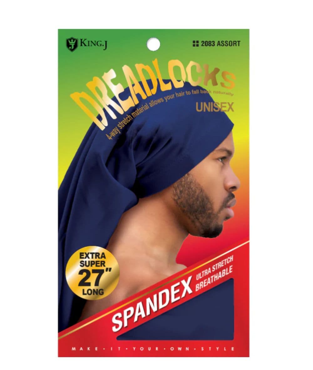 M&M King.J Spandex Dreadlock Cap Extra Super Long [Assorted] #2083