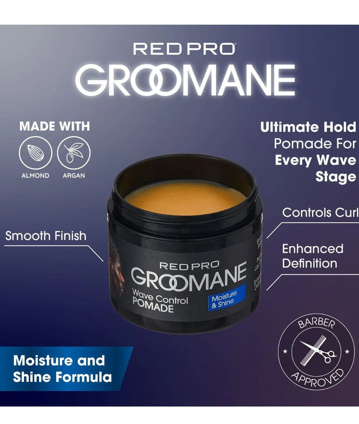 Red Pro Groomane Wave Pomade
