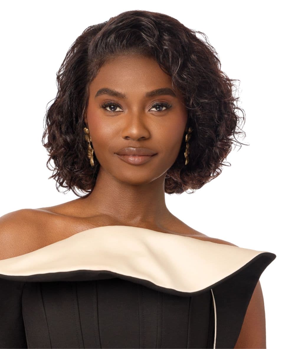 Outre Mytresses Black Label HH Lace Front Wig- 13X4 Virgin Wavy Bob 12"