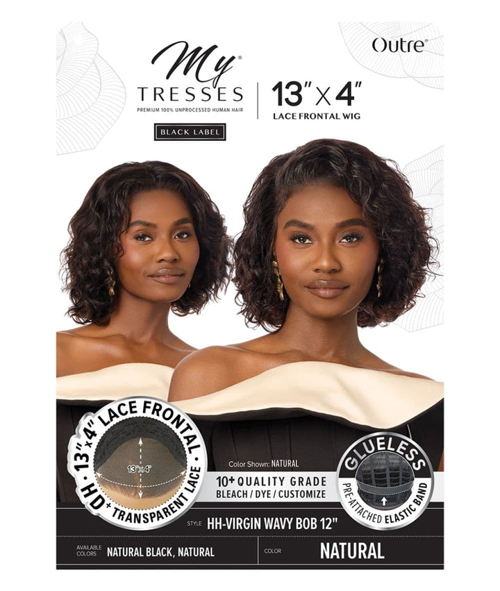 Outre Mytresses Black Label HH Lace Front Wig- 13X4 Virgin Wavy Bob 12"