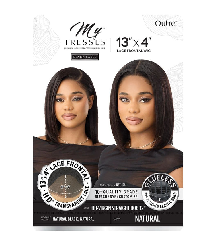 Outre Mytresses Black Label HH Lace Front Wig- 13X4 Virgin Straight Bob 12"
