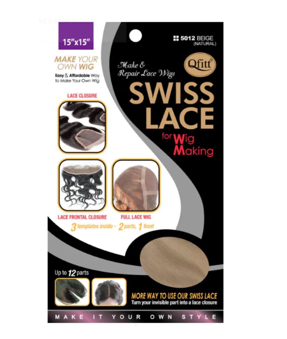 M&M Qfitt Swiss Lace For Wig Making, Accessory - Cloré Beauty