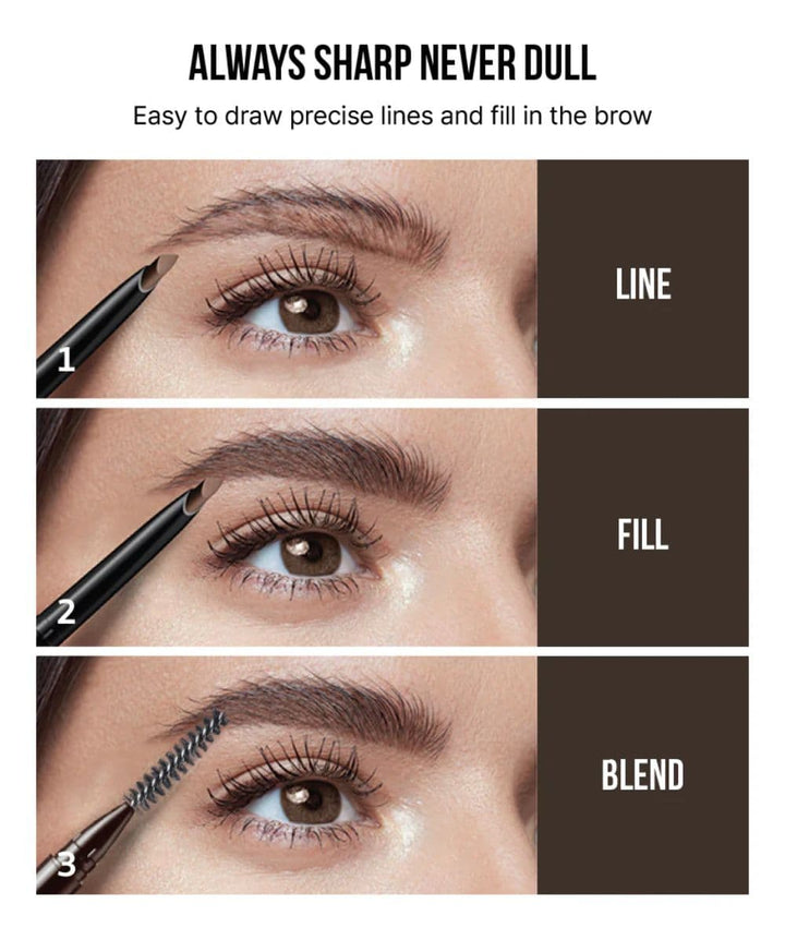 Kiss New York Line&amp;Fill Brow Pencil, Cosmetics - Cloré Beauty