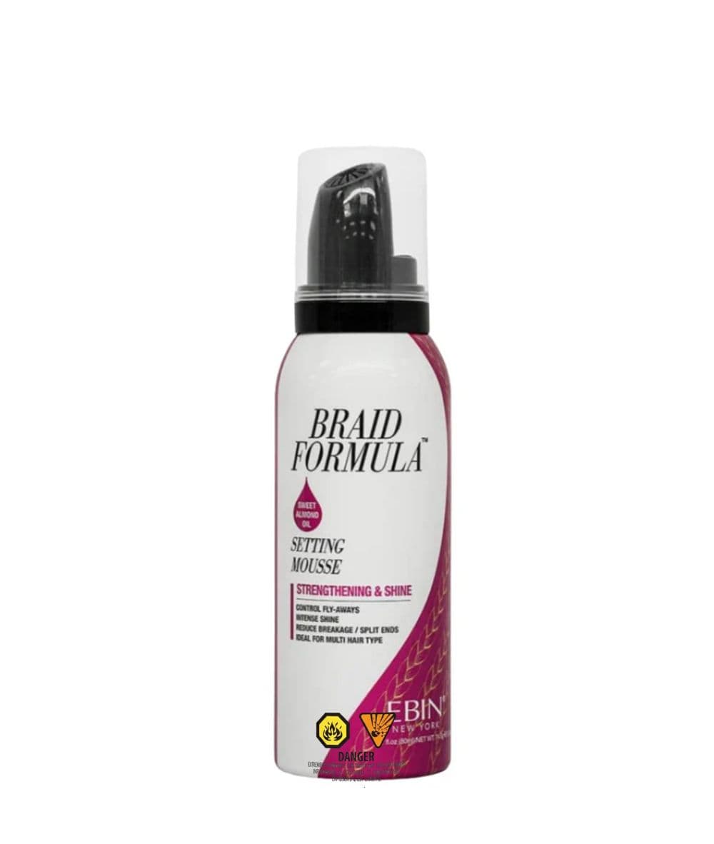 Ebin Newyork Braid Formula Setting Mousse 2.7oz