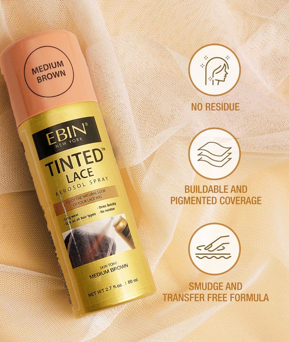Ebin New York Tinted Lace Spray 150 Ml, Hair Care - Cloré Beauty