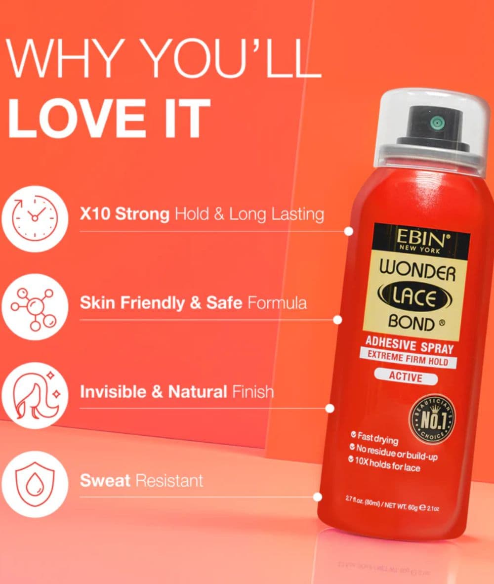 Ebin New York Wonder Lace Bond Adhesive Spray