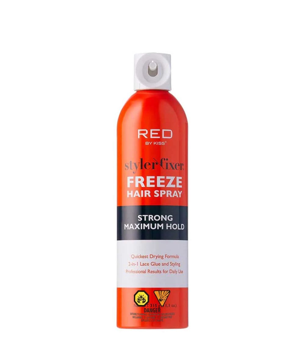 Red By Kiss Styler Fixer Freeze Hair Spray Strong Maximum Hold 11oz