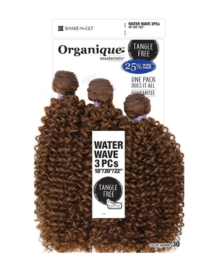 Shake-N-Go Organique Water Wave 3PCS 18"20"22", Hair Extensions - Cloré Beauty