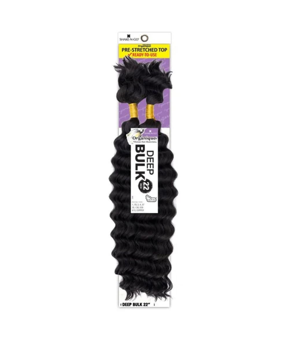 Shake-N-Go Organique Human Hair Blend Deep Bulk 22"