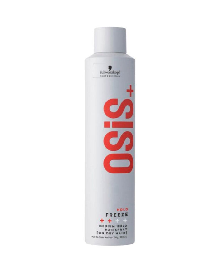 Schwarzkopf OSiS+ Freeze Medium Hold Hairspray 300ml, Hair Care - Cloré Beauty
