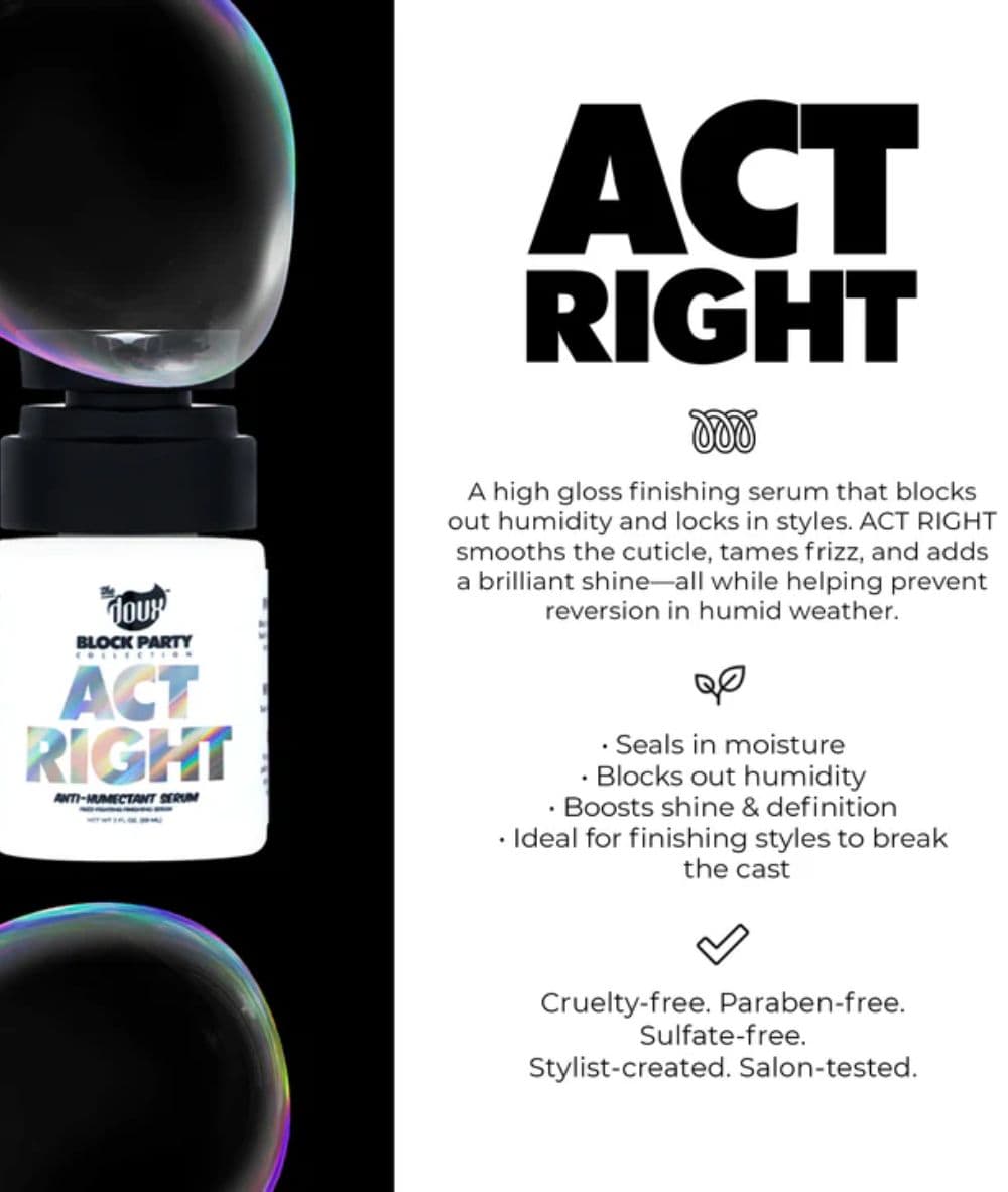 The Doux BP Act Right Anti-Humectant Serum 2oz