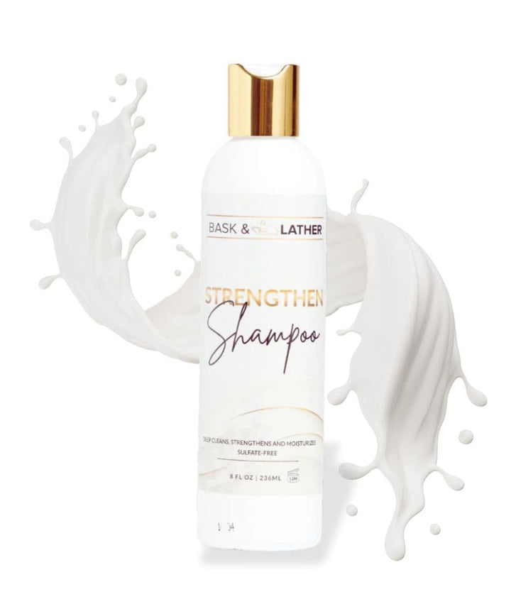 BASK & LATHER Strengthen Hair Shampoo 8oz