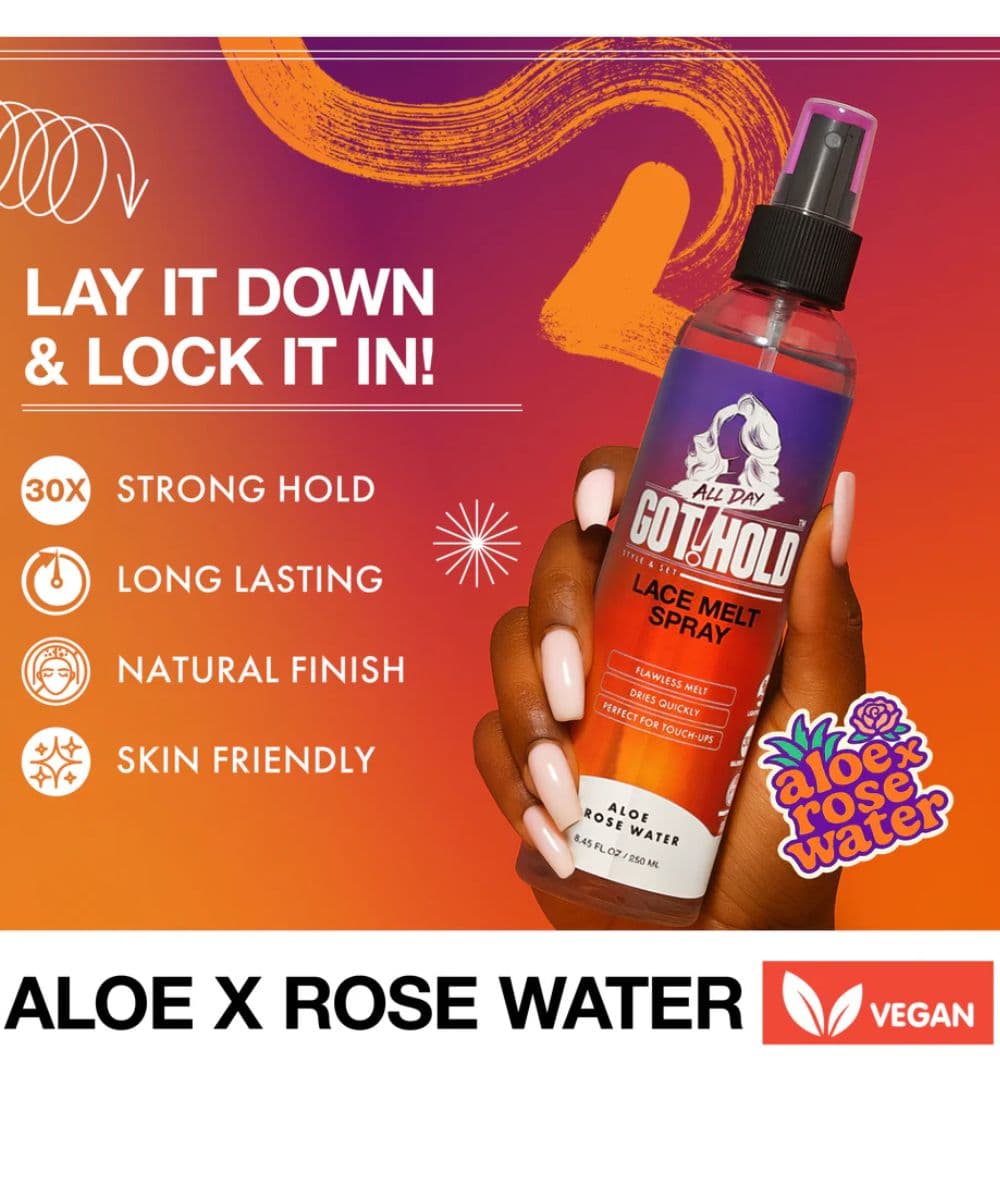 All Day Got Hold Wig and Weave Collection Lace Melt Spray 8.5oz