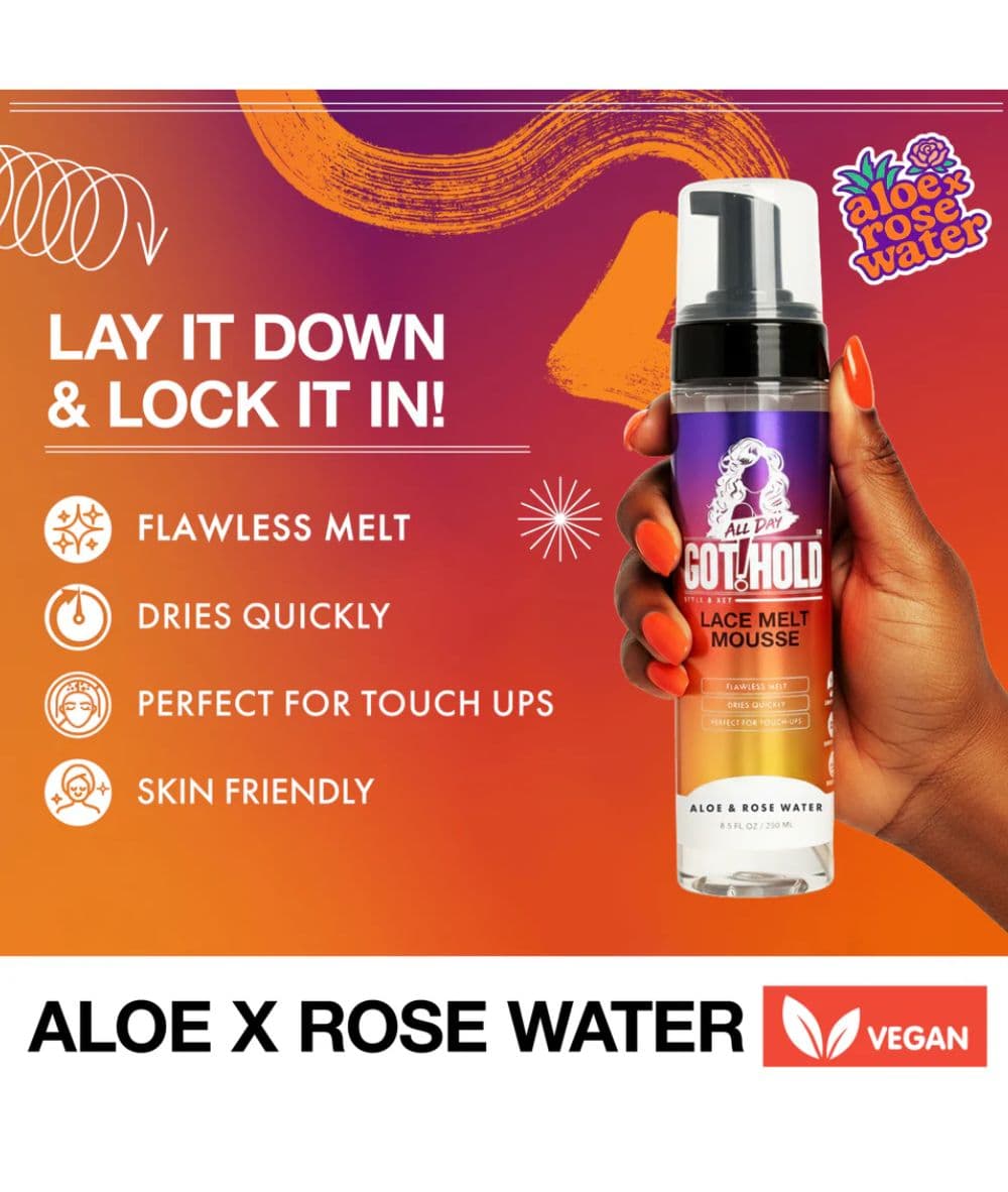 All Day Got Hold Wig and Weave Collection Lace Melt Mousse 8.5oz