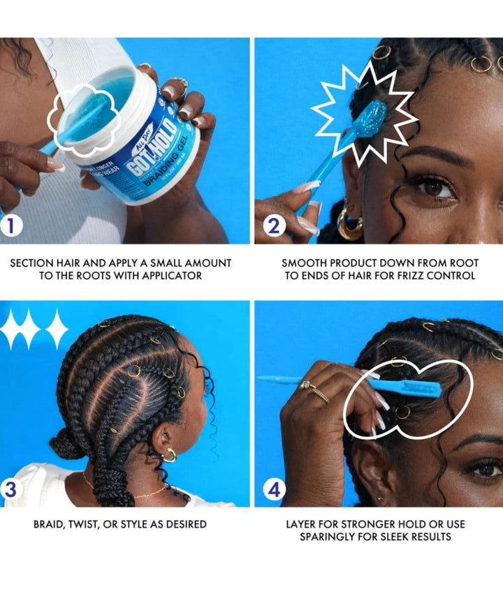 All Day Got Hold Anti-Breakage Braiding Gel, Hair Care - Cloré Beauty