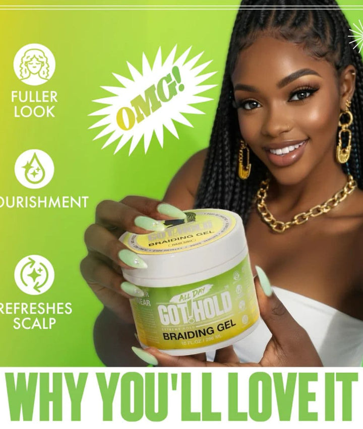 All Day Got Hold Hair Gro Braiding Gel