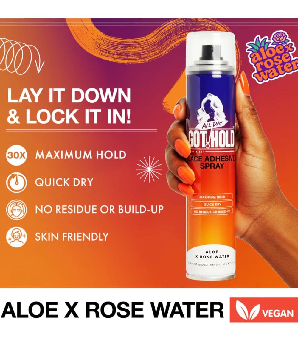 All Day Got Hold Wig and Weave Collection Wig Adhesive Spray, Accessory - Cloré Beauty