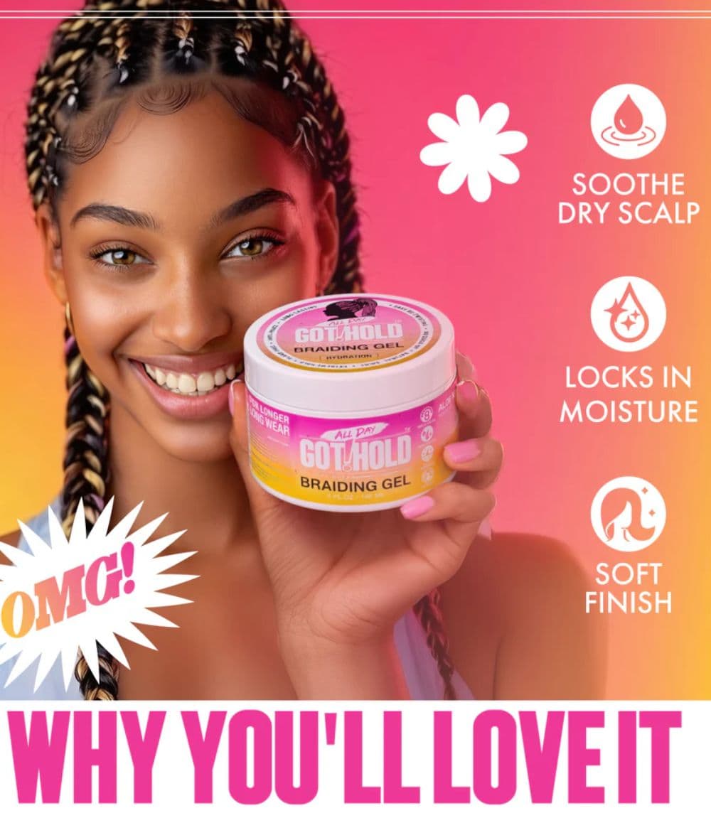 All Day Got Hold Hydration Braiding Gel, Hair Care - Cloré Beauty