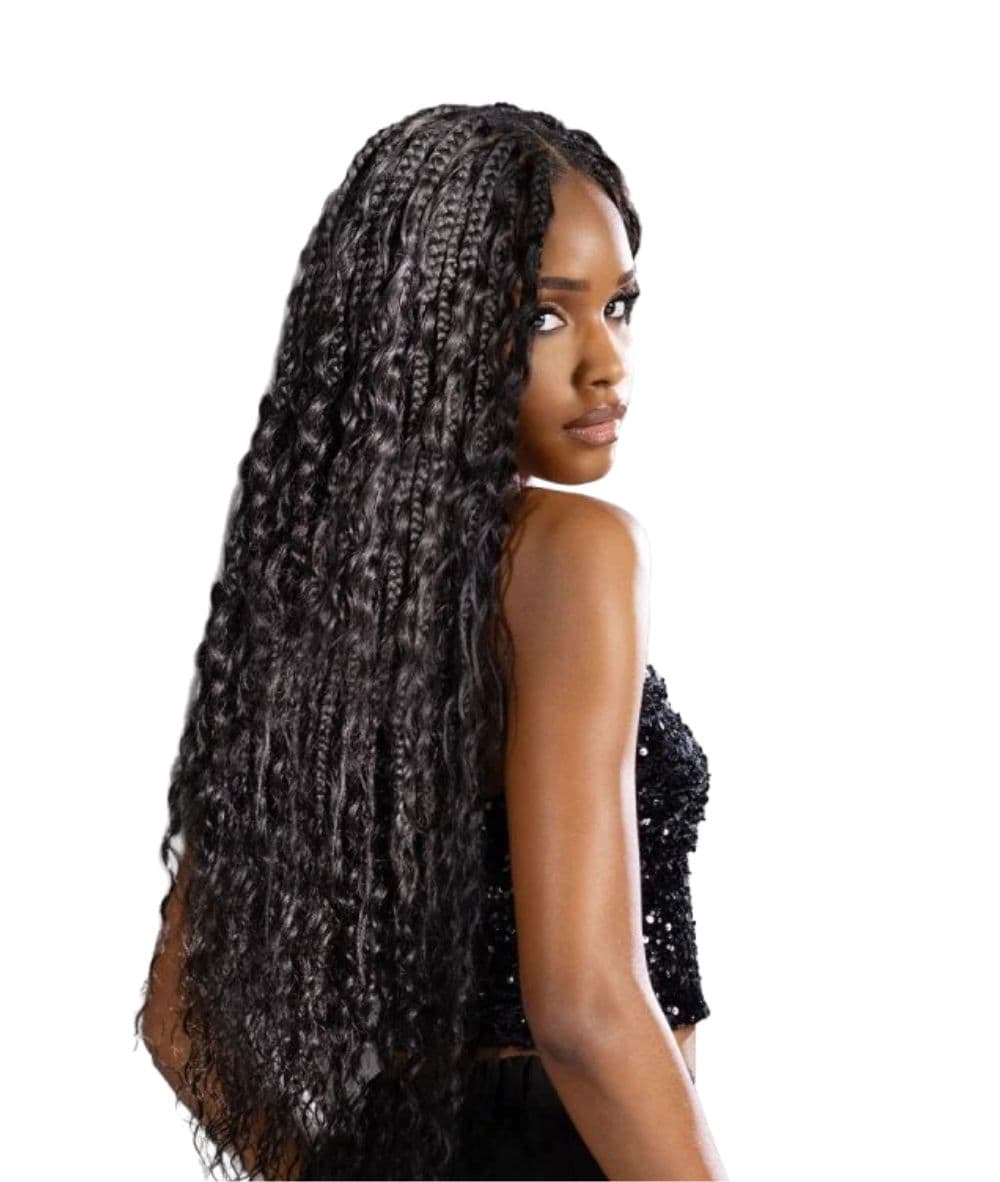 Sensationnel Empire Human Feather Crochet Jerry Curl 18"