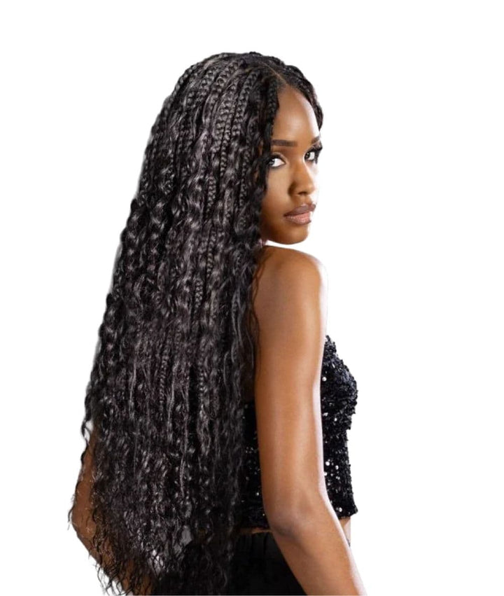Sensationnel Empire Human Feather Crochet Jerry Curl 18"