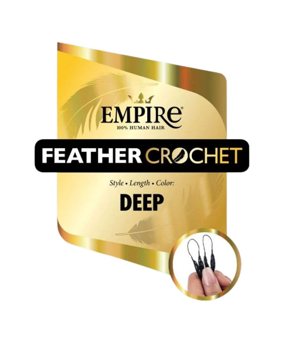 Sensationnel Empire Human Feather Crochet Deep 18"