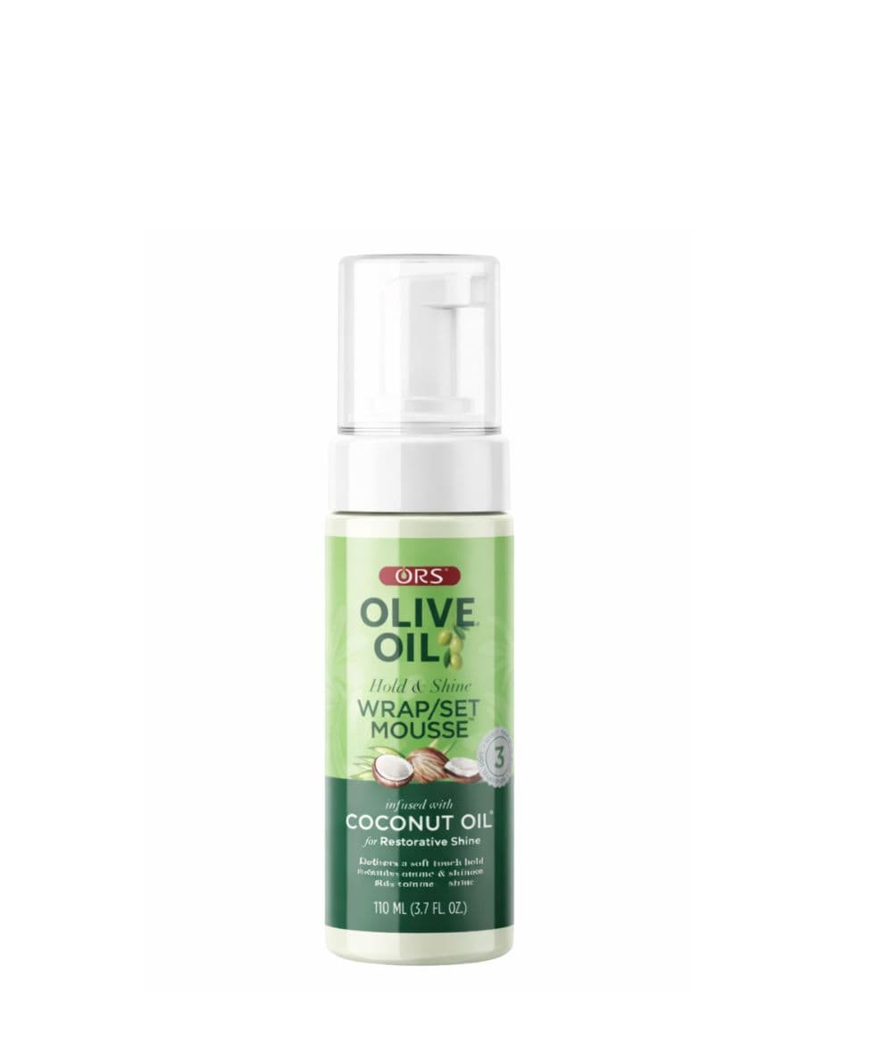 ORS Olive Oil Hold &amp; Shine Wrap Set Mousse 3.7oz, Hair Care - Cloré Beauty