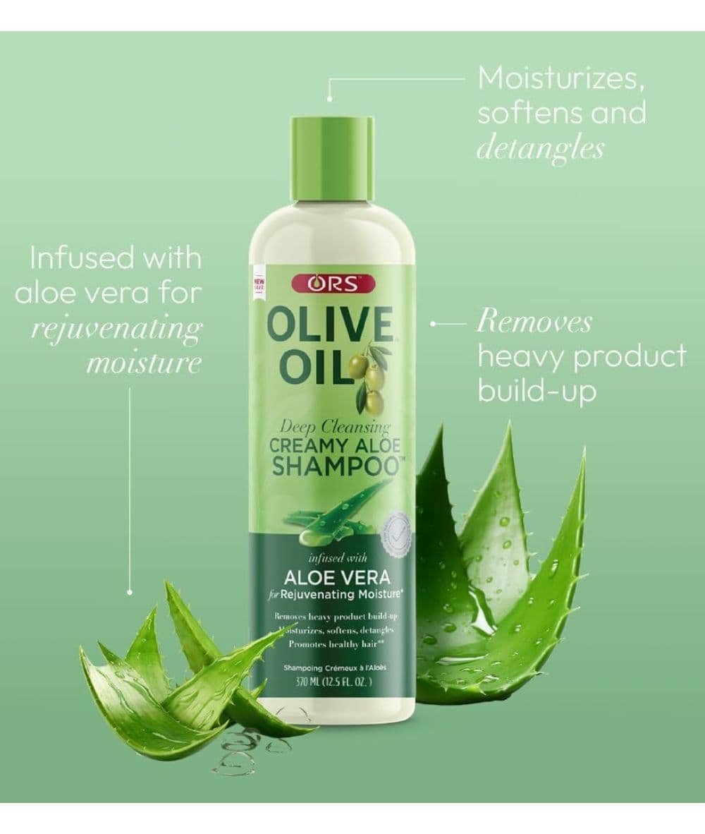 ORS Olive Oil Creamy Aloe Shampoo 8oz, Hair Care - Cloré Beauty