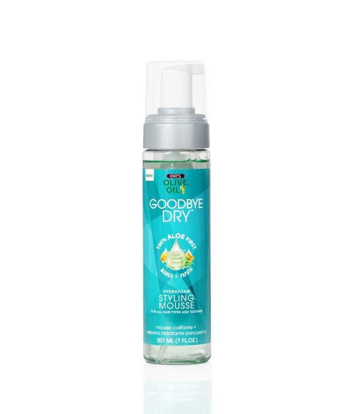 ORS Olive Oil Goodbye Dry Hydrafoam Styling Mousse 7oz, Hair Care - Cloré Beauty