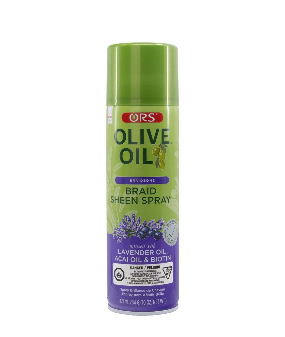ORS Olive Oil Braidzone Braid Sheen Spray 10oz, Hair Care - Cloré Beauty