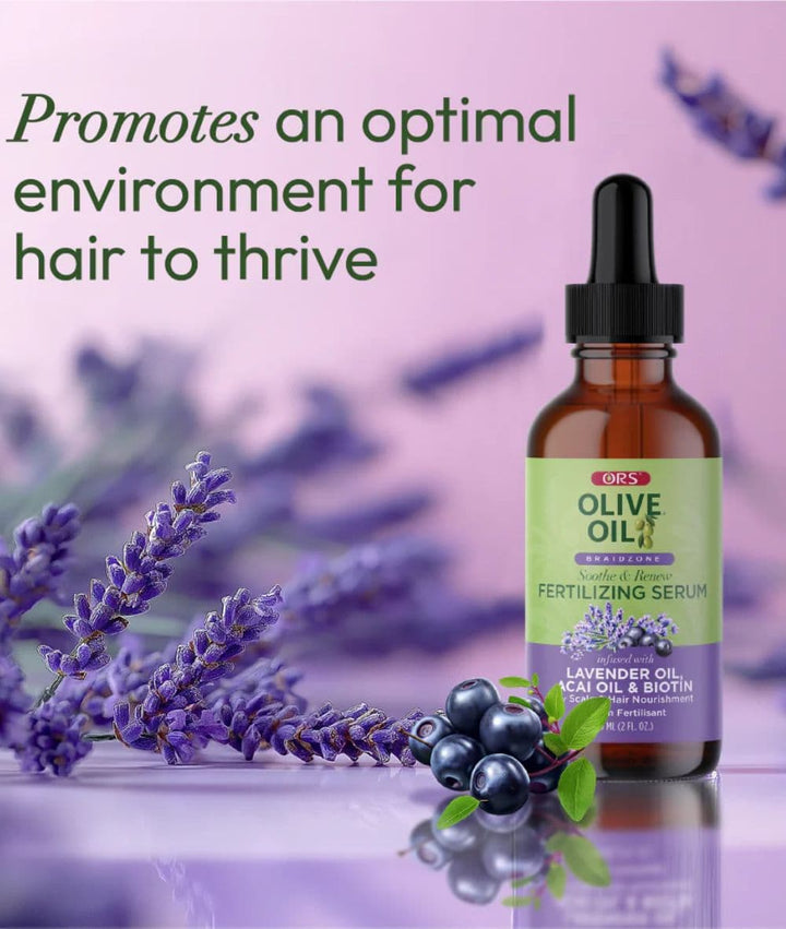ORS Olive Oil Braidzone Fertilizing Serum 2oz, Hair Care - Cloré Beauty