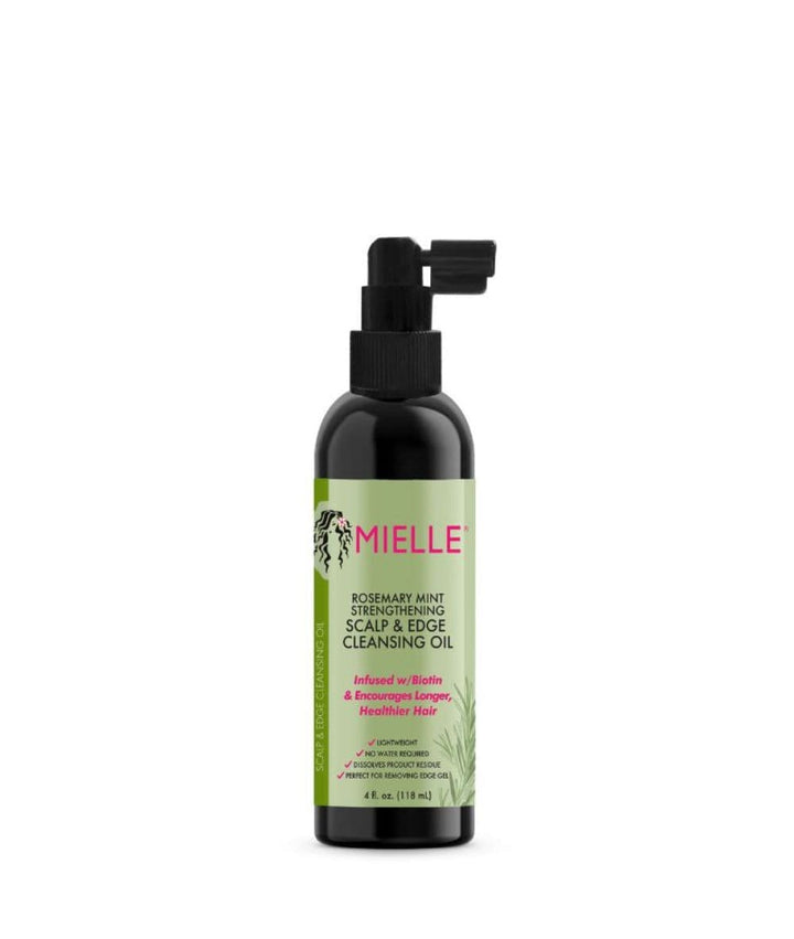 Mielle Rosemary Mint Strengthening Scalp &amp; Edge Cleansing Oil 4oz, Hair Care - Cloré Beauty
