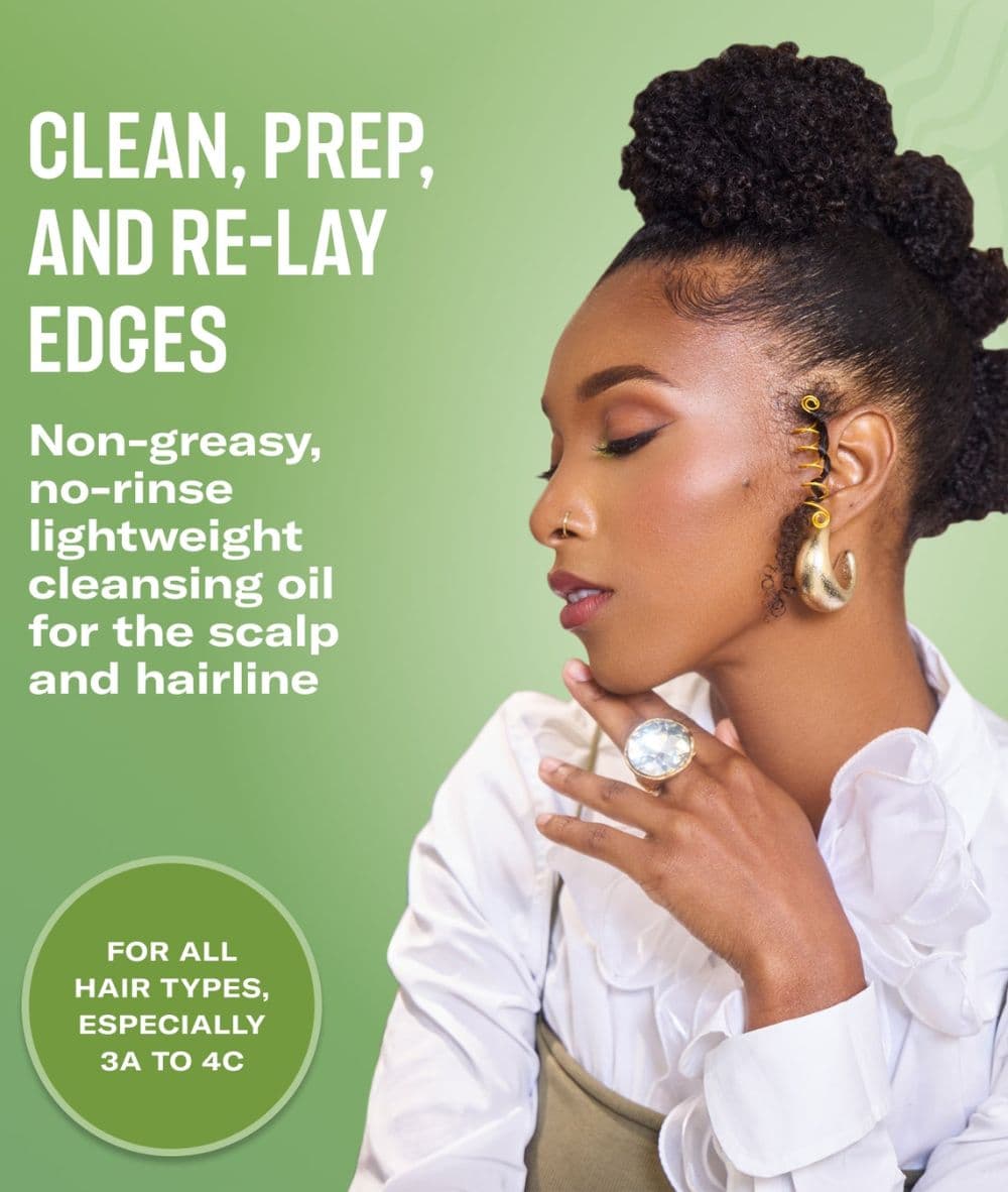 Mielle Rosemary Mint Strengthening Scalp &amp; Edge Cleansing Oil 4oz, Hair Care - Cloré Beauty