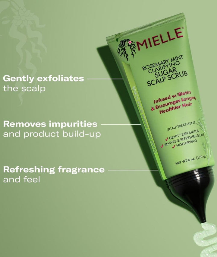 Mielle Rosemary Mint Strengthening Sugar Scalp Scrub 6oz