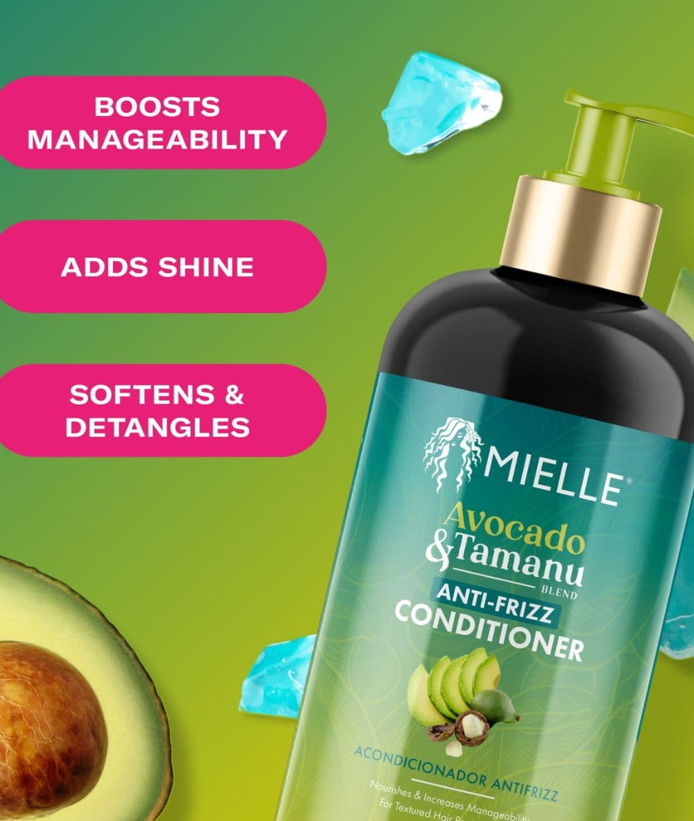 Mielle Avocado & Tamanu Anti-Frizz Conditioner 12oz